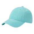 Gorra de béisbol de algodón lavado azul claro para hombres y mujeres, sombrero informal clásico. - Talla única / Azul lago