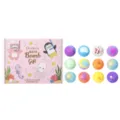 OCEAURA ocean series colorful bath bomb gift set with 12 scented bath fizzies for relaxing spa. - 600g Gift Box