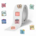 Rouleau d'autocollants de motivation avec des citations inspirantes pour carnet et bricolage. - Style Slogan Motivateur