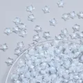 Acryl Stern Perlen fuer DIY Schmuck, transparente AB Farben Handwerk Accessoires Detailansicht. - 12 mm AB / Blau