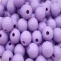 Purple acrylic round beads for DIY jewelry making, smooth candy color spacer beads for crafts. - 8mm Approx. 1750 Pcs / Purple