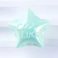 Acrylic fat star loose beads for jewelry making and cute craft accessories diy design - Pentagram / Green