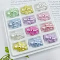Acryl Wolken Perlen Detailansicht, farbige Perlmutt Finish DIY Schmuck Zubehör Set. - 1# Zufälliger Mix