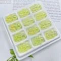 Acryl UV leuchtende Wolke Perlen gerade Loch Anhänger für DIY Armband Handykette Schmuck machen. - 2# Gelb