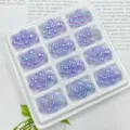 Perline acriliche nuvola iridescenti viola accessori per gioielli fai da te braccialetti telefono - Viola