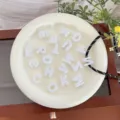 Acryl bedruckte Buchstaben Perlen für DIY Handyketten und handgemachte Schmuckzubehör. - Buchstabe A (8118) / Blaues Karo