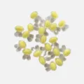 Acryl mattierte Hasenohren Form Perlen DIY Handykette Schmuck Zubehoer lose Perlen - AB-Farbe / Gelb