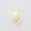 Acryl transparenter bonbonförmiger Perle-in-Perle DIY handgemachter Zubehör Detailansicht. - 22mm AB Farbe / Gelb