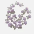 Acryl matte Hasenohren Perlen fur DIY Schmuckherstellung Handyketten Bastelzubehor. - AB-Farbe / Lila