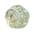 Transparente Acryl UV schimmernde geflochtene Perle für DIY Handykette Schmuck Zubehör - 12mm / Hellgrün