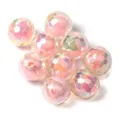 Transparente Acryl facettierte Perlen, glänzende AB Farben Magie DIY Schmuck lose Perlen. - 16mm (Ca. 200 Stk.) / Rosa