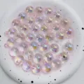 Acryl UV-beschichtete 16mm rosa holografische DIY Anhänger Perlen für handgemachte Schmuckketten. - 16mm / Rosa