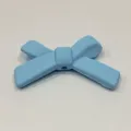 Accessorio fai da te a forma di fiocco azzurro per custodia telefono e forcine decoro - Fiocco / Blu
