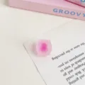 Rosa mattierte Acryl Diamant Perlen zweifarbige DIY Haarschmuck lose Perlen Großhandel - Fuchsia