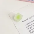 Durchsichtige matte Acryl Perle fur stilvolle DIY Haarschmuck Zubehoer und Schmuckherstellung. - Grün
