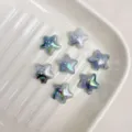 Cloud gradient pentagram loose beads for DIY bracelets, earrings, and hair clip accessories. - 22mm (3mm Hole) / Gray