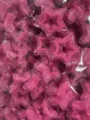 Perline di acrilico trasparente rosa a stella sfuse per gioielli fai da te collane portachiavi. - Rosso Prugna