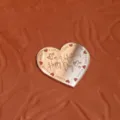 Herz Spiegel Acryl Kuchendekoration fuer Valentinstag Party Dessert Topper Deco - Herz Ring Buchstabe Roségold Happy Valentine's Day