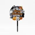 Halloween black acrylic cake topper with spider web ghost pumpkin spooky party decoration - Bat Ghost Pumpkin Skull Haunted House Happy Happy Halloween