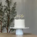 Acrylic Forty cake topper for birthday party anniversary celebration cake decoration detail. - Number Forty / 1.3mm Thick x 10cm Wide