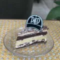 Father's Day cake topper, DAD baseball cap cake decoration, black dessert insert. - Hat DAD / Width Approx 5CM / Black