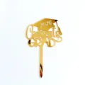 2026 decorazione torta laurea oro acrilico congrats grad festa topper dolce dessert - Decorazione Torta Laurea 2026 1 / 1 Pezzo / Oro