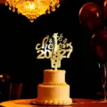 2027 New Year acrylic cake topper golden cheers party dessert decoration variant item - Gold Cheers 2027