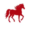Acrylic horse cake topper red silhouette New Year dessert decoration for party celebration - Acrylic Red Horse (3) / Approximately 10.5cm Wide