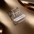 Goldenes Acryl Happy Birthday Tortenaufsatz, moderne geometrische Kuchendekoration für Party. - Happy Birthday Roségold Quadratisch (Breite ca. 8CM) / 1.3mm Dicke Acryl