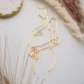 Topper per torta donna incinta in filato dorato per festa della mamma dettagli decorazione. - Donna Incinta Stile D (Altezza Circa 10cm)