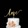 Small Heart Gold Love / Approx. 10cm Width