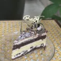 Father's Day cake topper Best DAD golden acrylic cake decoration for party celebration - Best DAD / Width Approx 5.8cm / Gold