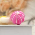 Mini accessoire citrouille en tissu pour bricolage DIY, pinces à cheveux et déco. - Rose rouge