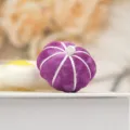 Pendentif citrouille en tissu violet fait main accessoire de couture bricolage mignon. - Violet