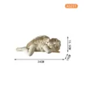 French retro sleeping angel sculpture desktop decoration ornament, elegant vintage style figurine. - Blessing Angel Style (3231)
