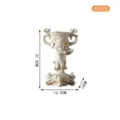 Candelabro de ángel de resina vintage francés adorno de escritorio columna romana. - A3229