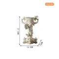 Candelabro ángel vintage francés de resina columna romana decoración escritorio adorno. - A3230