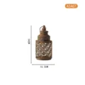 Vintage Rustic Iron Candle Holder Lantern Hanging Garden Decorative Light Home 34cm - S