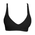 Damen Seamless Bügel-Bra Bequemer Push-Up BH Ohne Bügel Alltag Unterwäsche Schwarz - S / Oberteile / Schwarz
