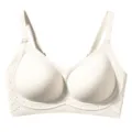 Reggiseno senza ferretto taglie forti senza cuciture comfort traspirante per donne. - Taglia M / Giallo Crema