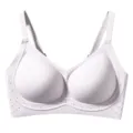 Reggiseno seamless plus size, traspirante morbido senza ferretto confortevole base - Taglia M / Rosa Ibisco