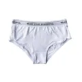 Zeriluna Donna Stampato Cintura Confortevole Slip Morbido Elastico Traspirante Intimo - XS / Bianco