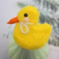 Cute handmade wool felt duck brooch DIY accessory yellow animal cute pin jewelry item - Yellow