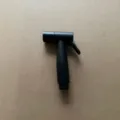 Black plastic bidet sprayer nozzle detail shot for efficient toilet cleaning and hygiene - Model B Spray Gun (Black)