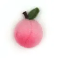 Handmade felt fruit peach apple DIY craft accessory for kids hair clip doll decoration supply - Large Pink