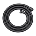 Black stainless steel shower hose flexible replacement pipe for bathroom fittings 1.5m - 1.5m Black Reinforced Hose