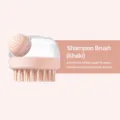 Silikon Shampoo Bürste mit Flüssigkeitsspender in Khaki, weiche Kopfhaut Massage. - Shampoo-Bürste / Khaki