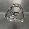 Kit pistola doccetta bidet in acciaio inossidabile con tubo flessibile per bagno WC. - Set spruzzatore bidet stile pipa (3 pezzi, sacchetto richiudibile)