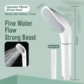 Handheld pressurized shower head set with filtration, durable ABS material and 4-point interface. - Snake-Head Shower Head