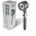 Soffione doccia portatile turbocompresso ad alta pressione con getti massaggianti in silicone. - Soffione Doccia Spray (Scatola Colore) / Canna di fucile